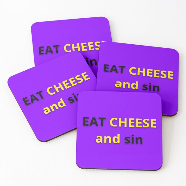 Item preview, Eat Cheese And Sin Great As A Gift For Cheese Lovers designed and sold by FunnyThings1.