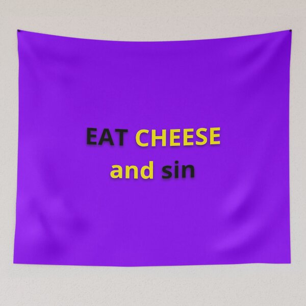 Item preview, Eat Cheese And Sin Great As A Gift For Cheese Lovers designed and sold by FunnyThings1.