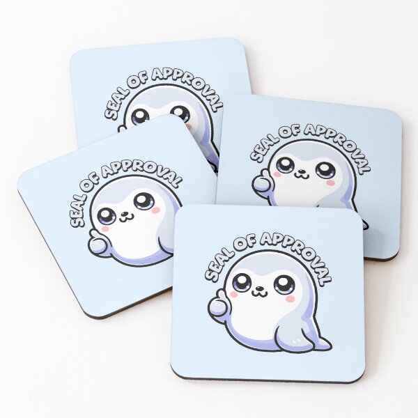 Item preview, Seal Of Approval! Cute Kawaii Seal Pun designed and sold by PMCreative.