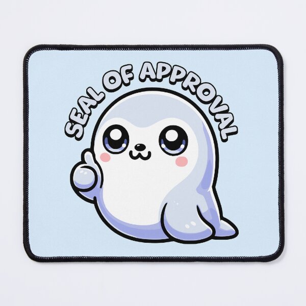 Item preview, Seal Of Approval! Cute Kawaii Seal Pun designed and sold by PMCreative.