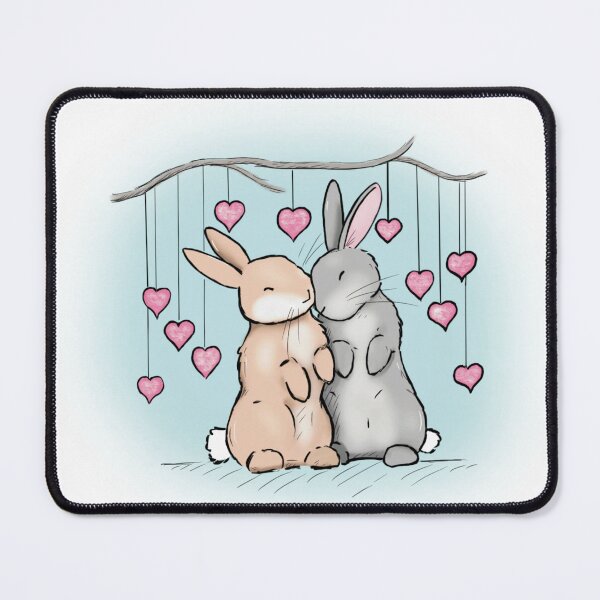 Item preview, Bunnies in love designed and sold by Willow Grove Designs.
