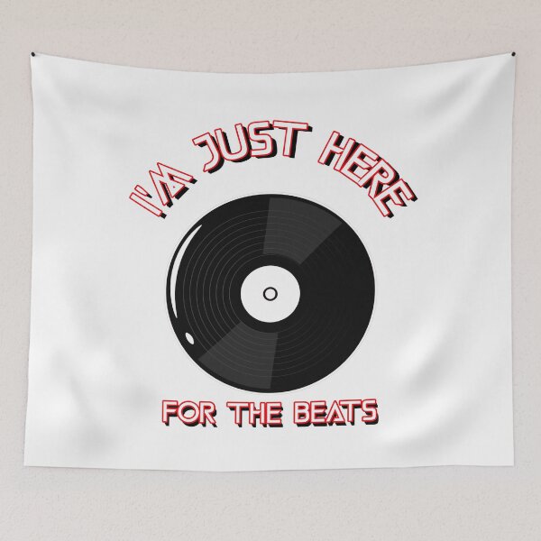 Item preview, I'M JUST HERE FOR THE BEATS designed and sold by Hardstyle-Tees.