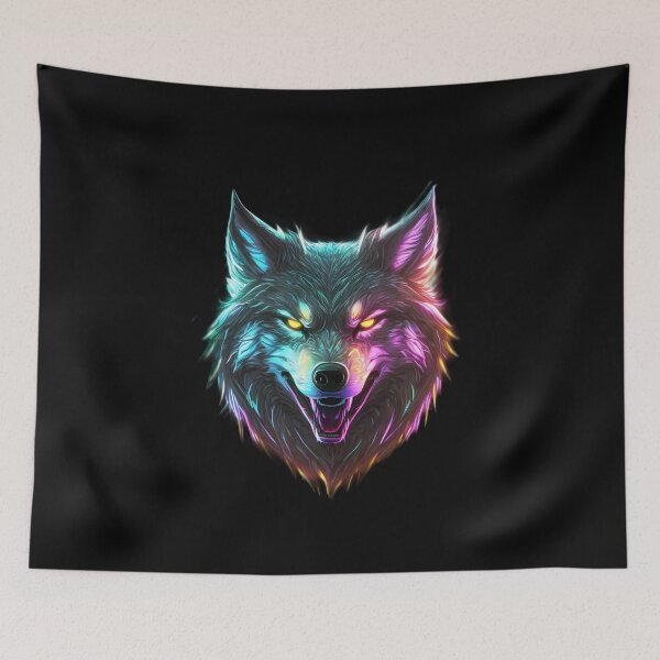 Item preview, Dark Passion: Fiery Wolf on a T-shirt" designed and sold by SebSun.