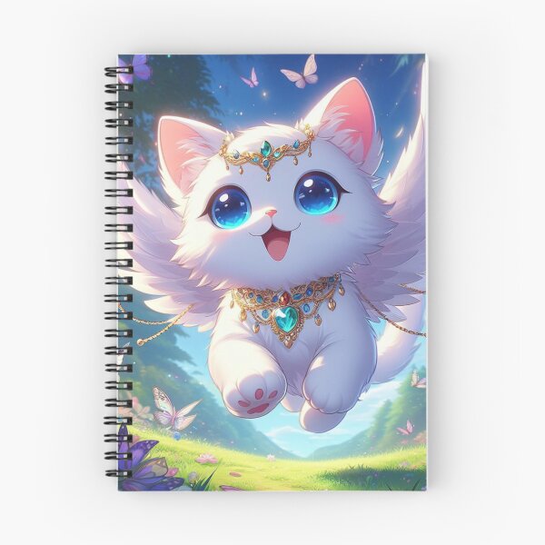 Item preview, White Cat with Wings.  designed and sold by BD-LLC.