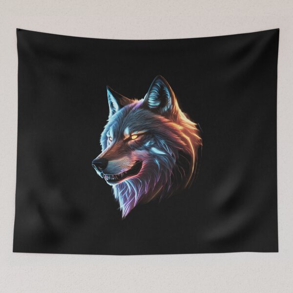 Item preview, Dark Passion: Fiery Wolf on a T-shirt" designed and sold by SebSun.