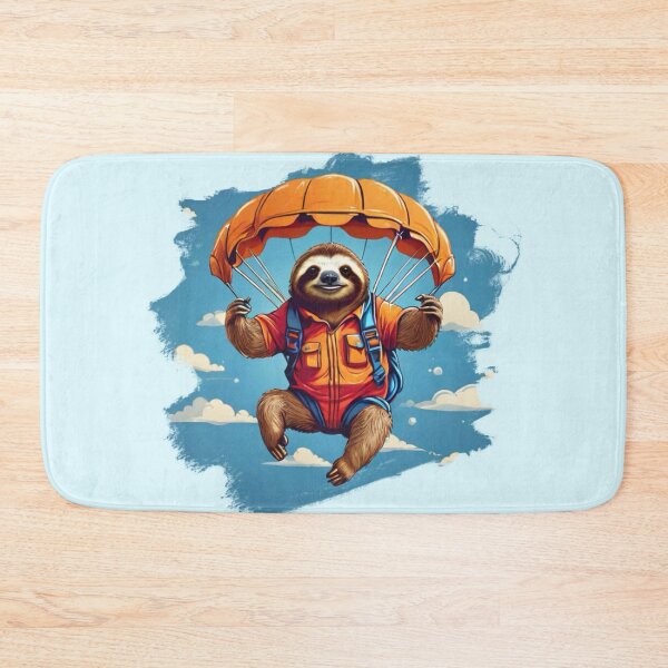 Item preview, Funny cool skydiving sloth. designed and sold by Unitepeople.