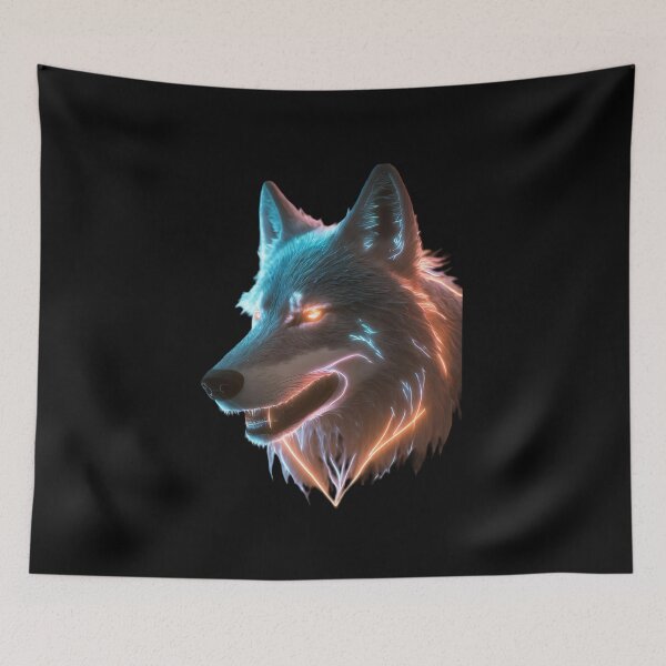 Item preview, Dark Passion: Fiery Wolf on a T-shirt" designed and sold by SebSun.
