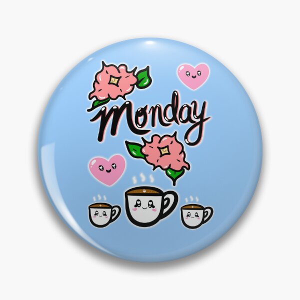 Item preview, Monday designed and sold by BubbleFluffCo.