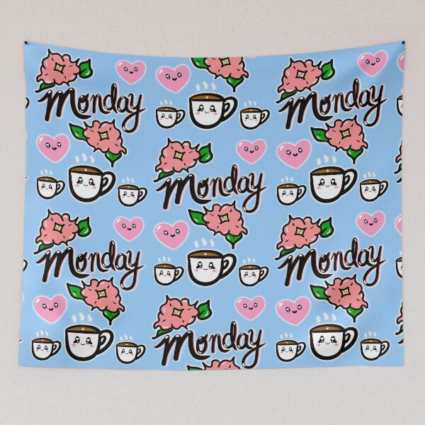 Item preview, Monday designed and sold by BubbleFluffCo.