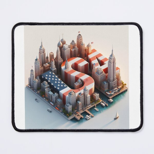 Item preview, USA NYC 3D USA Flag designed and sold by lsepolis123.