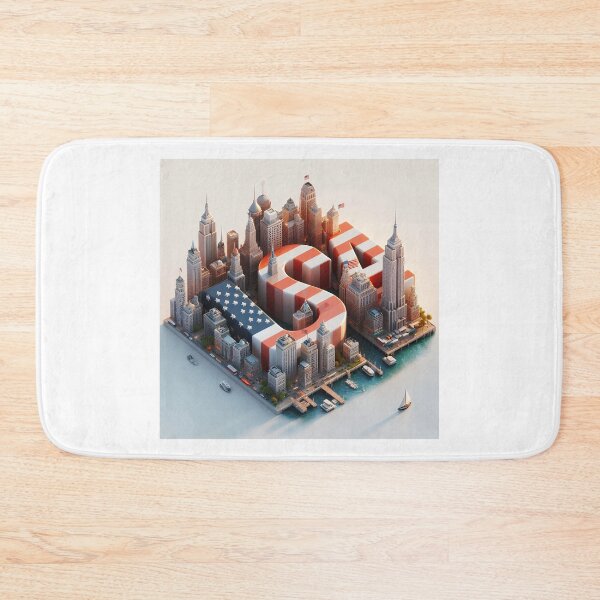 Item preview, USA NYC 3D USA Flag designed and sold by lsepolis123.