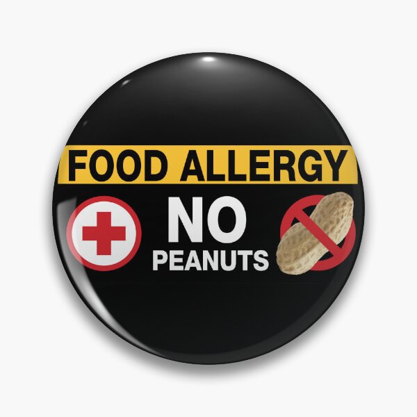 Item preview, FOODY Allergy: NO PEANUTS (English) designed and sold by WhiteShirtGuy.