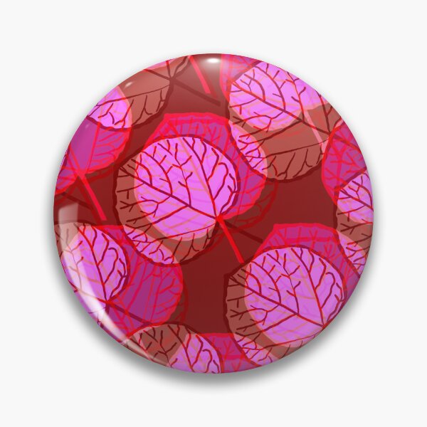 Item preview, Hot pink abstract layered foliage pattern art. designed and sold by Meteryards.