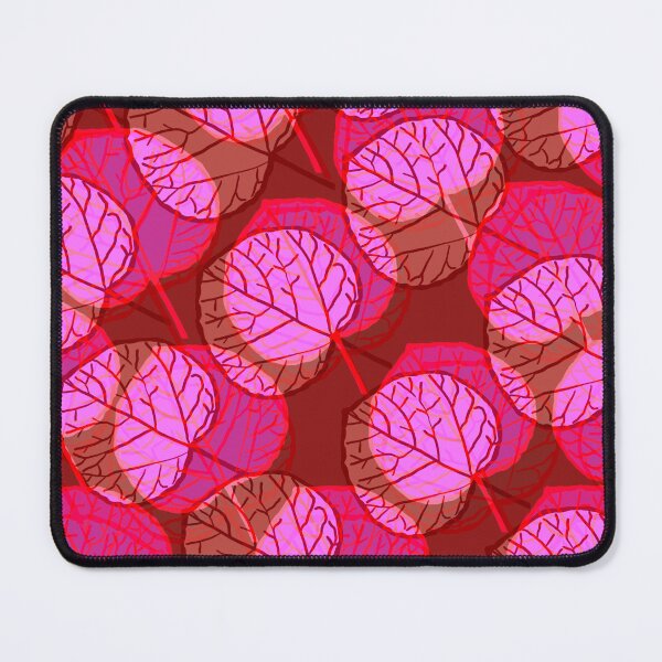 Item preview, Hot pink abstract layered foliage pattern art. designed and sold by Meteryards.