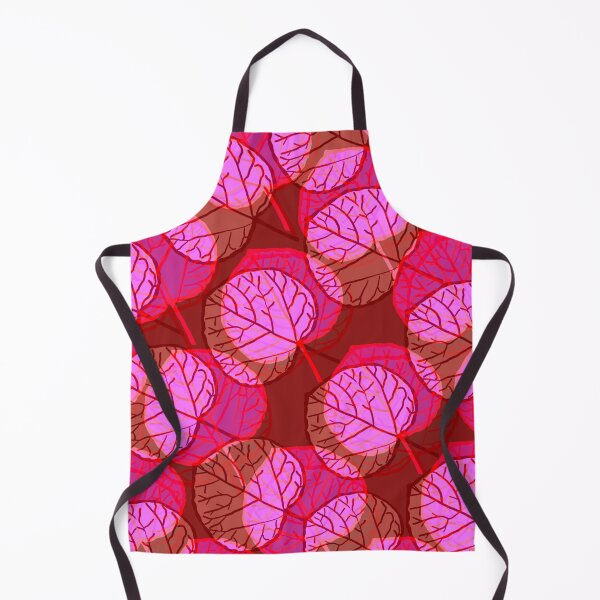 Item preview, Hot pink abstract layered foliage pattern art. designed and sold by Meteryards.