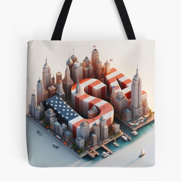Item preview, USA NYC 3D USA Flag designed and sold by lsepolis123.