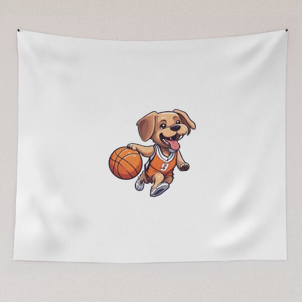 Item preview, Dog Playing Basketball Classic designed and sold by Majestic Paws.