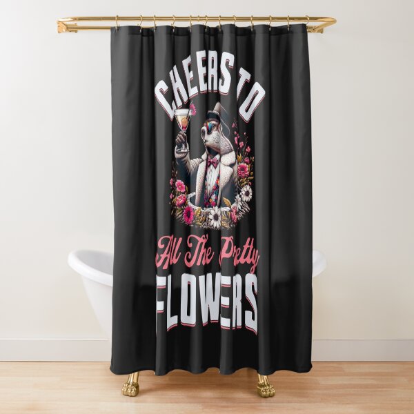 Item preview, Cheers To All The Pretty Flowers Spring Groundhog Graphic designed and sold by woormle.