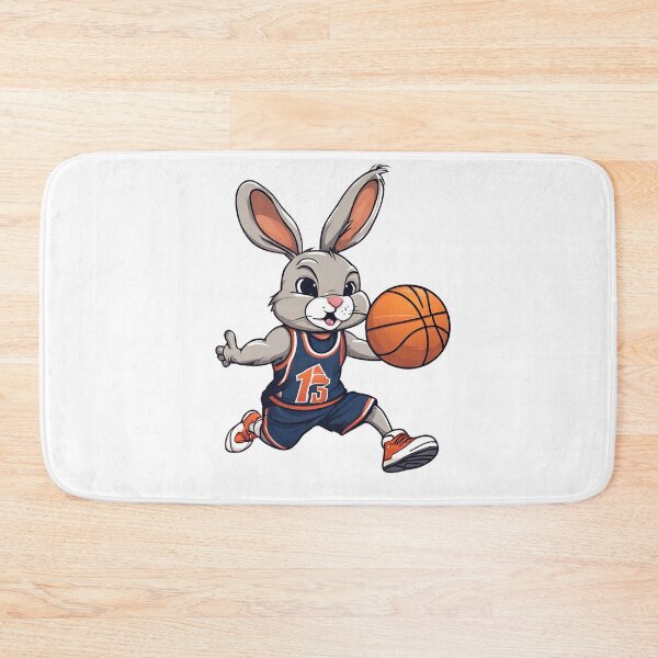 Item preview, Rabbit Playing Basketball Classic designed and sold by Majestic Paws.