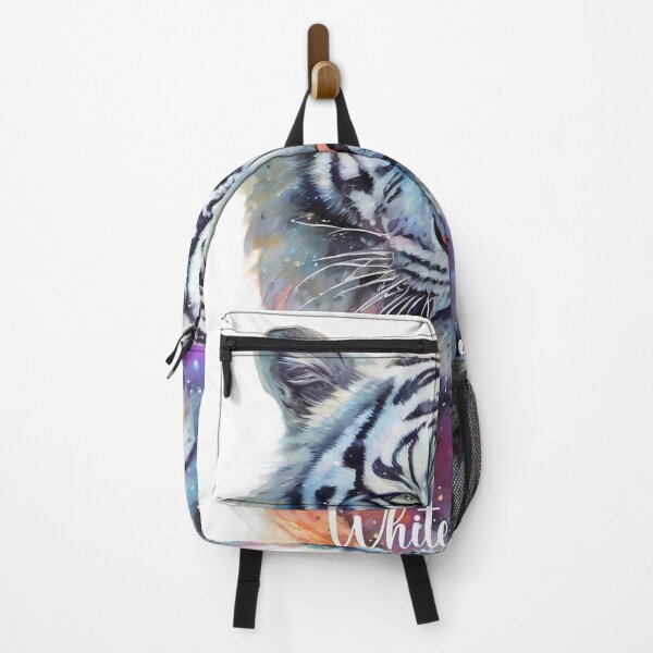 Item preview, Among the Stars Colorful Cosmic White Tiger designed and sold by Mahmoud Salah.