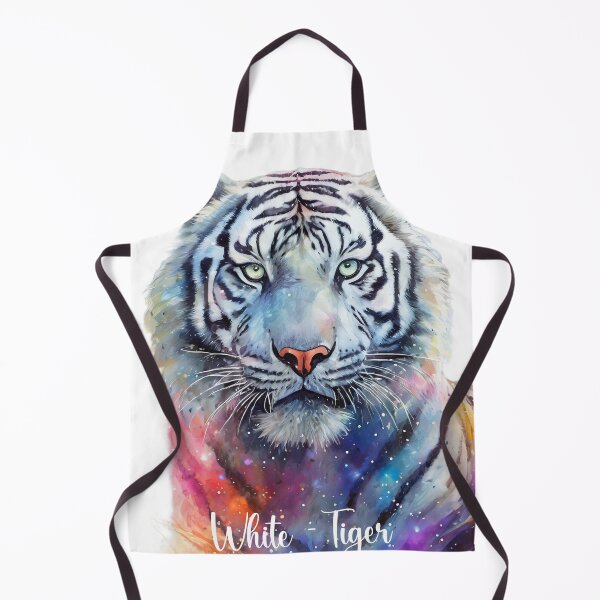 Item preview, Among the Stars Colorful Cosmic White Tiger designed and sold by Mahmoud Salah.