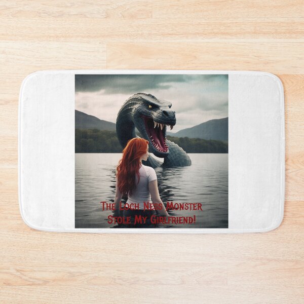 Item preview, Loch Ness Monster Stole My Girlfriend! designed and sold by FatCatStudios.
