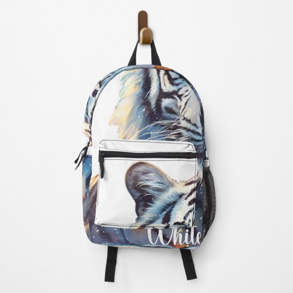 Item preview, Among the Stars Colorful Cosmic White Tiger designed and sold by Mahmoud Salah.