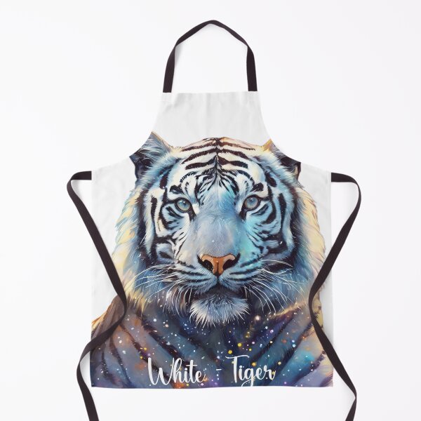 Item preview, Among the Stars Colorful Cosmic White Tiger designed and sold by Mahmoud Salah.