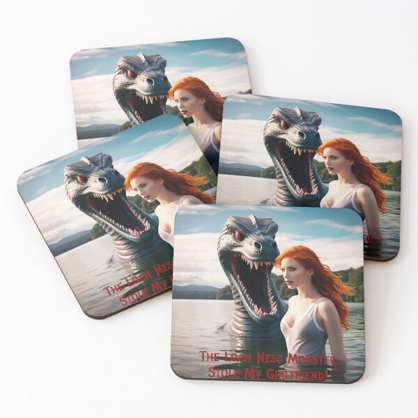Item preview, Loch Ness Monster Stole My Girlfriend! designed and sold by FatCatStudios.