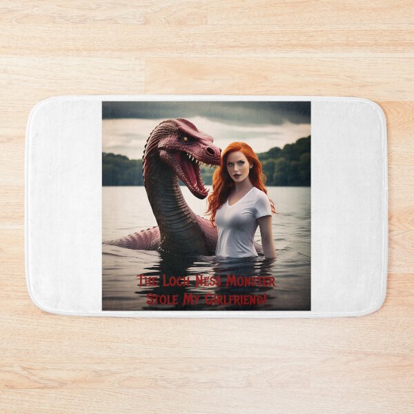 Item preview, Loch Ness Monster Stole My Girlfriend! designed and sold by FatCatStudios.