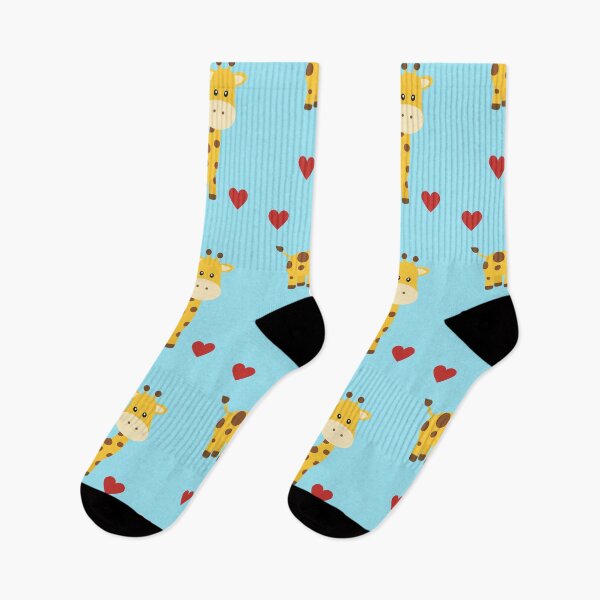 Item preview, Simple Valentines Day Cartoon Kids Giraffe and Hearts designed and sold by IntoClearWater.