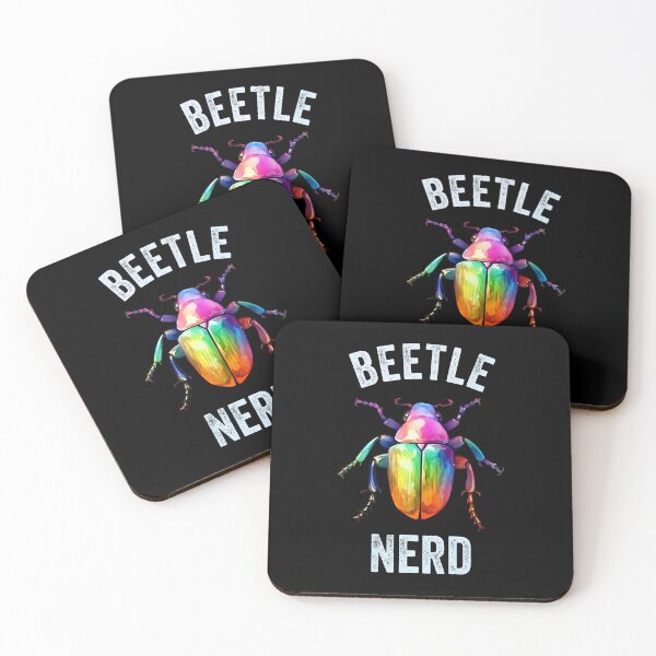Item preview, Beetle Nerd Colorful Watercolor Beetle  designed and sold by Zurickdesigns.