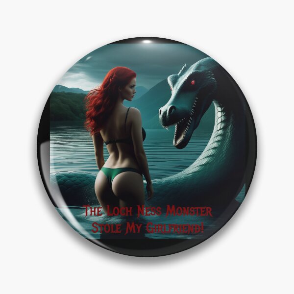 Item preview, Loch Ness Monster Stole My Girlfriend! designed and sold by FatCatStudios.