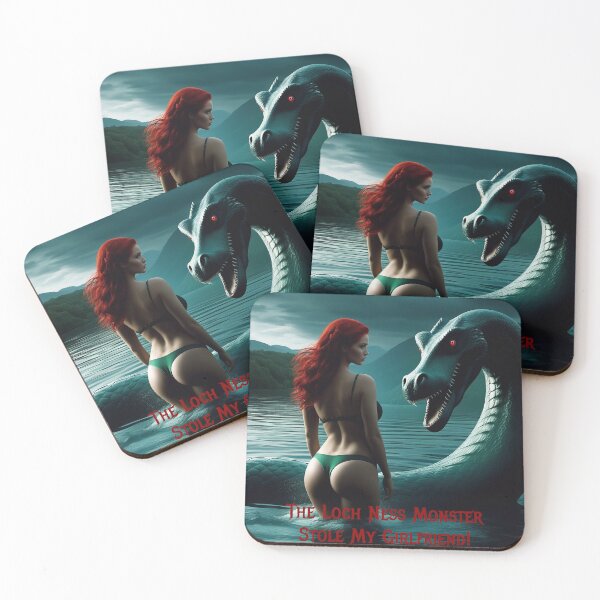 Item preview, Loch Ness Monster Stole My Girlfriend! designed and sold by FatCatStudios.