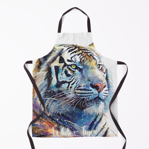 Item preview, Among the Stars Colorful Cosmic White Tiger designed and sold by Mahmoud Salah.