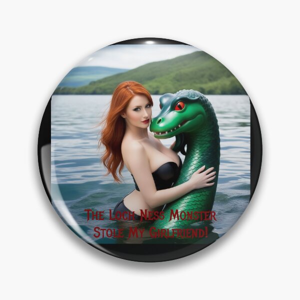 Item preview, Loch Ness Monster Stole My Girlfriend! designed and sold by FatCatStudios.