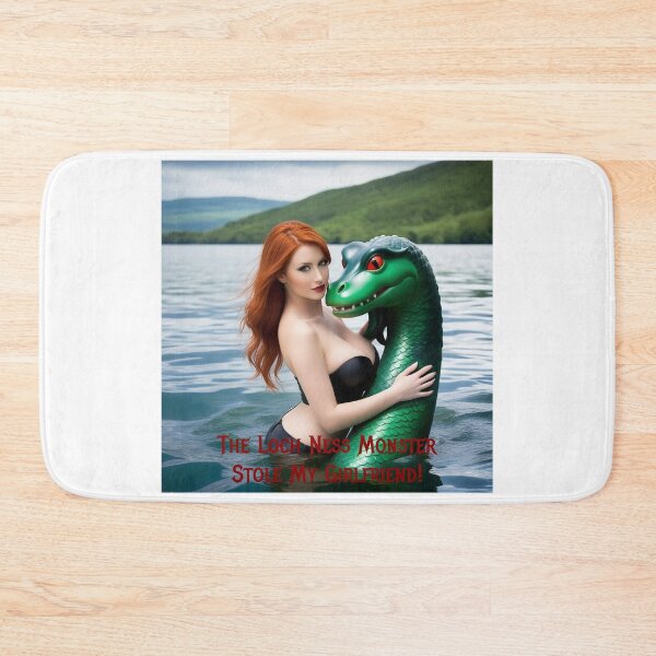 Item preview, Loch Ness Monster Stole My Girlfriend! designed and sold by FatCatStudios.