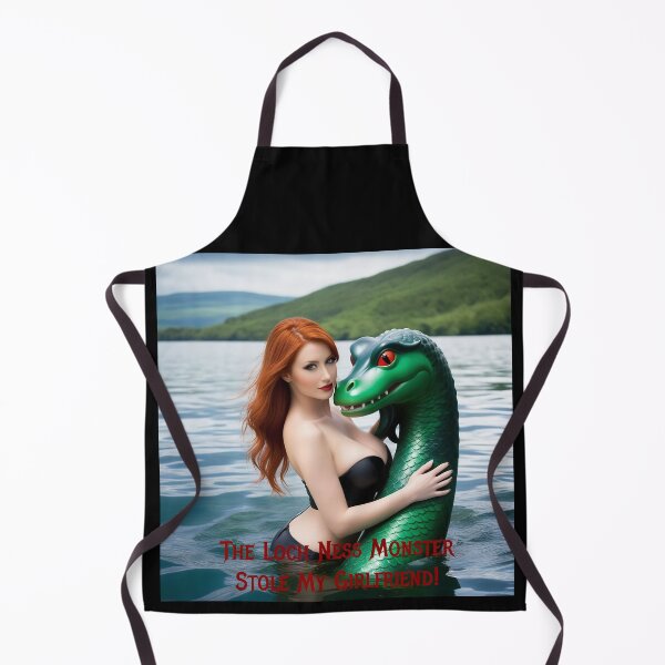 Item preview, Loch Ness Monster Stole My Girlfriend! designed and sold by FatCatStudios.