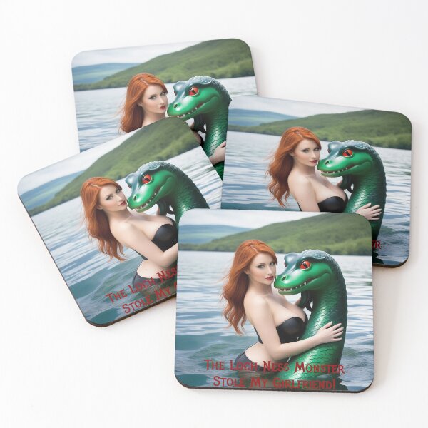 Item preview, Loch Ness Monster Stole My Girlfriend! designed and sold by FatCatStudios.