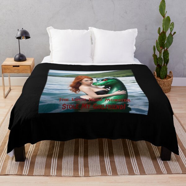 Item preview, Loch Ness Monster Stole My Girlfriend! designed and sold by FatCatStudios.