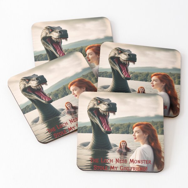 Item preview, Loch Ness Monster Stole My Girlfriend! designed and sold by FatCatStudios.
