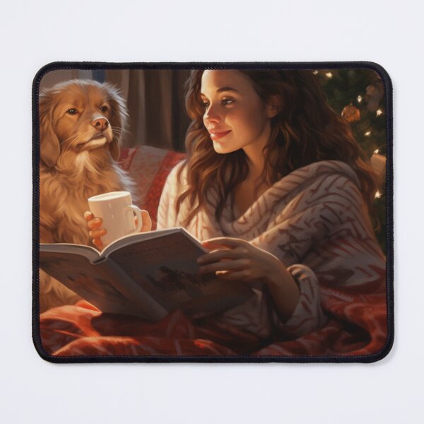 Item preview, Christmas under a blanket with Hot Chocolate designed and sold by Marie Colençon.