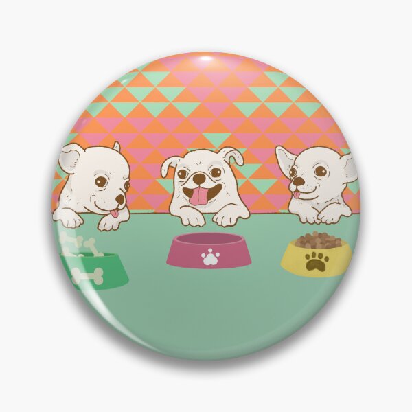 Item preview, Three chihuahua puppies in a row designed and sold by BritishDelights.