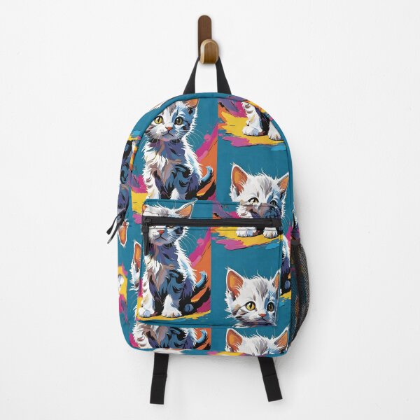 Item preview, kitten surrounded by colors designed and sold by VisionaryMode.