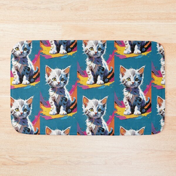 Item preview, kitten surrounded by colors designed and sold by VisionaryMode.