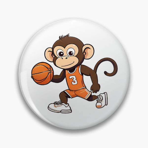 Item preview, Monkey Playing Basketball Classic designed and sold by Majestic Paws.