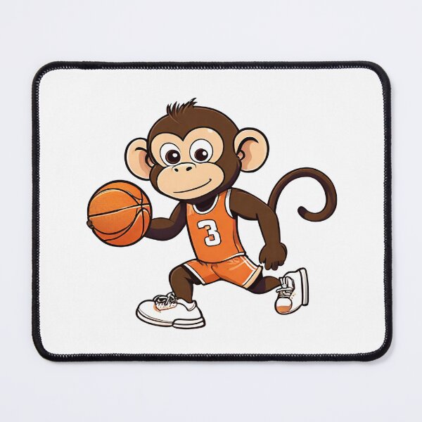 Item preview, Monkey Playing Basketball Classic designed and sold by Majestic Paws.