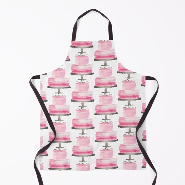 Item preview, Pink Watercolor Cake with Heart designed and sold by Angela Cini.