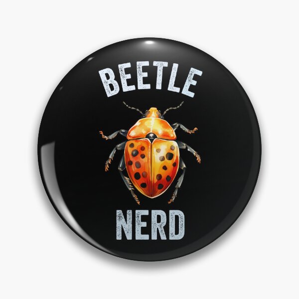 Item preview, Beetle Nerd Orange & Black Watercolor Beetle  designed and sold by Zurickdesigns.