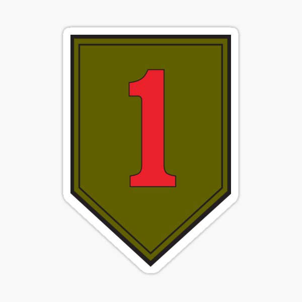 Item preview, US Army 1st Infantry Division "The Big Red One" designed and sold by MilitaryPlus.